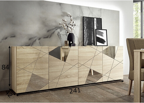 Kummut VITTORIA tamm, 241x42xH84 cm