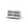 Esikupink GRANADA tamm / valge, 90x38xH47 cm
