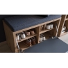 Esikupink LIZZANO matthall / tamm, 86x37xH45 cm