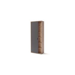 Esikukapp LIZZANO matthall / tamm, 76x37xH199 cm