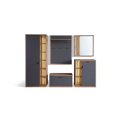 Esikukomplekt LIZZANO matthall / tamm