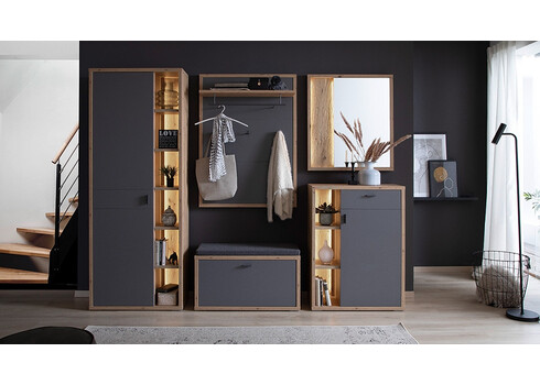 Esikukomplekt LIZZANO matthall / tamm