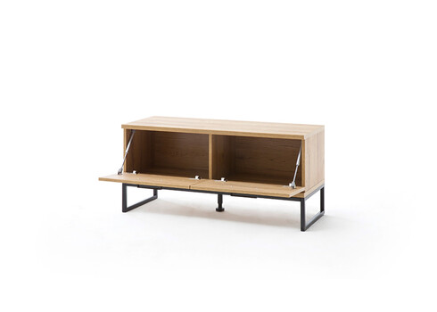 Esikupink TOLEDO tamm / must, 101x38xH46 cm