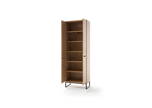 Esikukapp TOLEDO tamm / must, 66x38xH196 cm