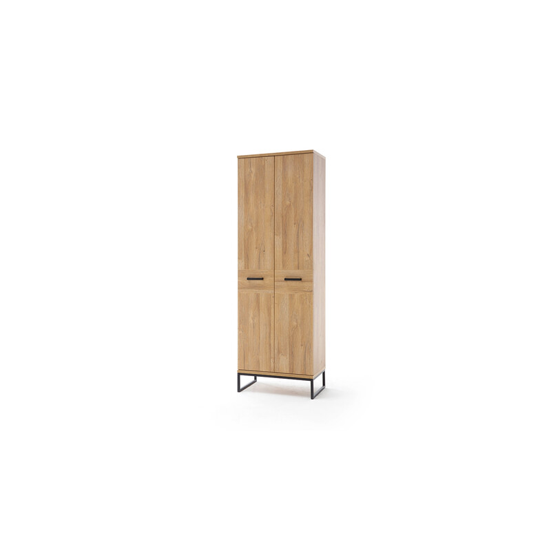 Esikukapp TOLEDO tamm / must, 66x38xH196 cm