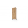 Esikukapp TOLEDO tamm / must, 66x38xH196 cm