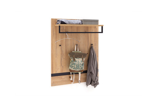 Seinanagi TOLEDO tamm / must, 90x28xH113 cm