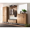 Seinanagi TOLEDO tamm / must, 90x28xH113 cm