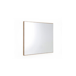 Peegel TOLEDO tamm / must, 81x2xH70 cm