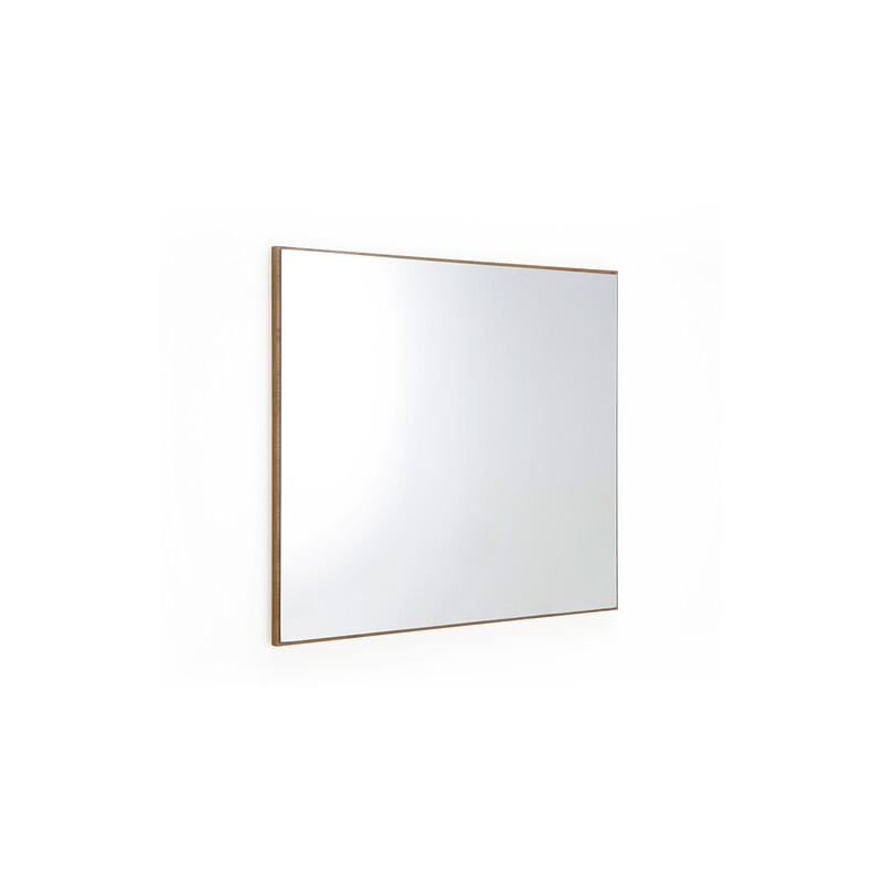 Peegel TOLEDO tamm / must, 81x2xH70 cm