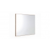 Peegel TOLEDO tamm / must, 81x2xH70 cm