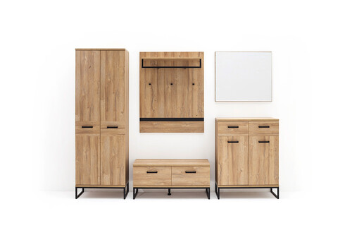 Esikukomplekt TOLEDO tamm / must