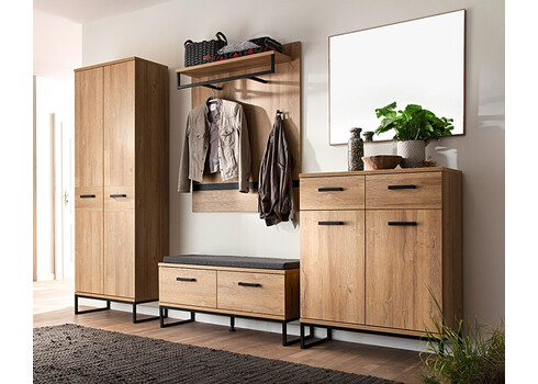 Esikukomplekt TOLEDO tamm / must