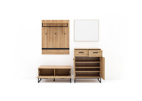 Esikukomplekt TOLEDO tamm / must