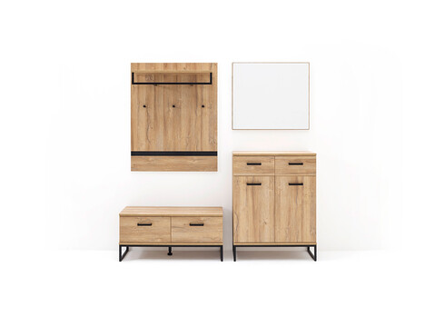 Esikukomplekt TOLEDO tamm / must