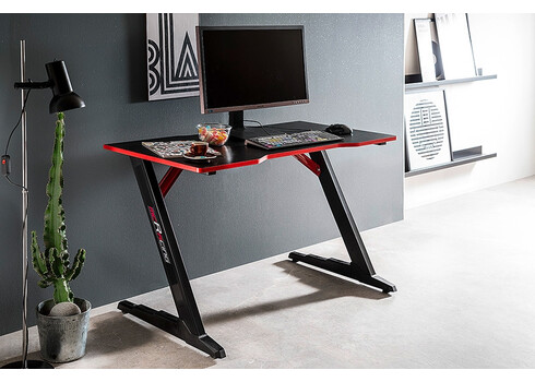 Kirjutuslaud MC-Racing 7 must / punane, 120x60xH73 cm