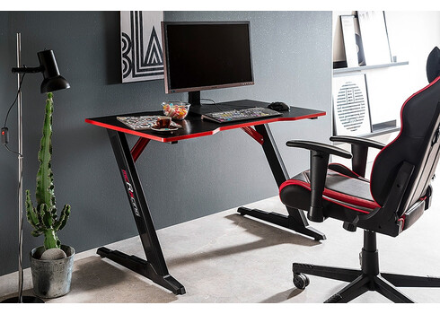 Kirjutuslaud MC-Racing 7 must / punane, 120x60xH73 cm