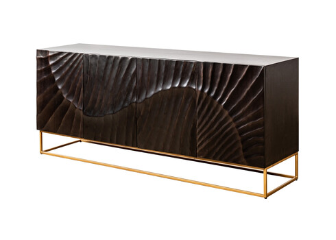 Kummut SCORPION tumepruun, 177x45xH76 cm