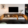 Tv-alus SCORPION must / kuldne, 160x33xH29 cm