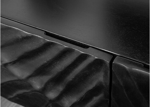 Tv-alus SCORPION must / kuldne, 160x33xH29 cm