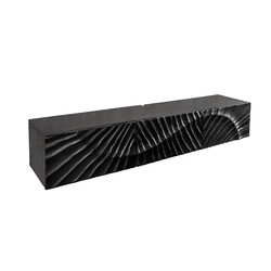 Tv-alus SCORPION must / kuldne, 160x33xH29 cm