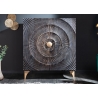 Kapp BAILEY must / kuldne, 100x45xH120 cm