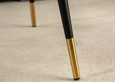 Diivanilaud PARIS antratsiit / kuldne, 45x45xH50 cm