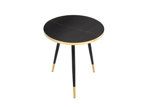 Diivanilaud PARIS antratsiit / kuldne, 45x45xH50 cm