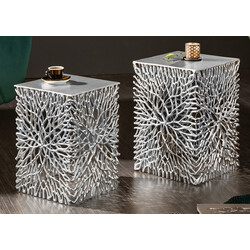 Abilaudade komplekt LEAF hõbedane