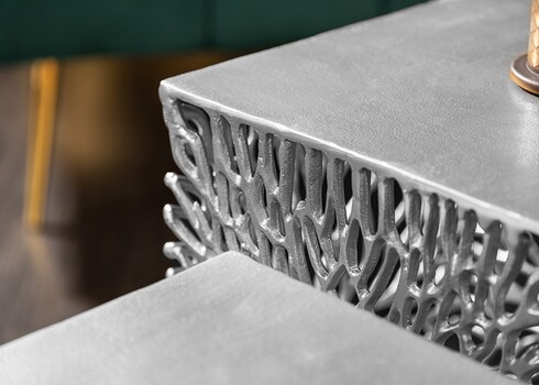 Abilaudade komplekt LEAF hõbedane