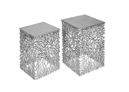 Abilaudade komplekt LEAF hõbedane