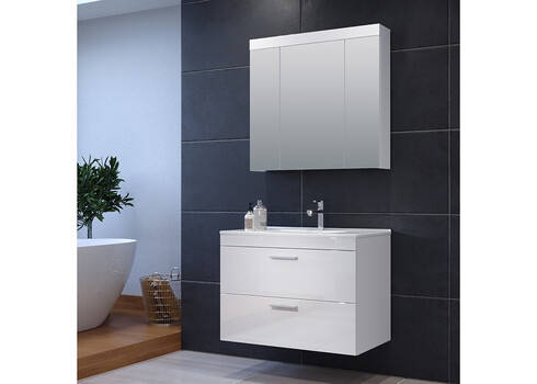 Vannitoakomplekt DEVON valge kõrgläige