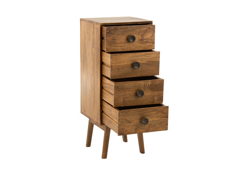 Kummut LORA pruun, 40x40xH88 cm