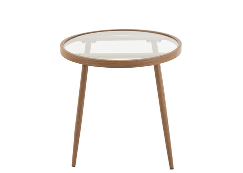 Diivanilaud ZAKHA tumepruun, 50x50xH50 cm