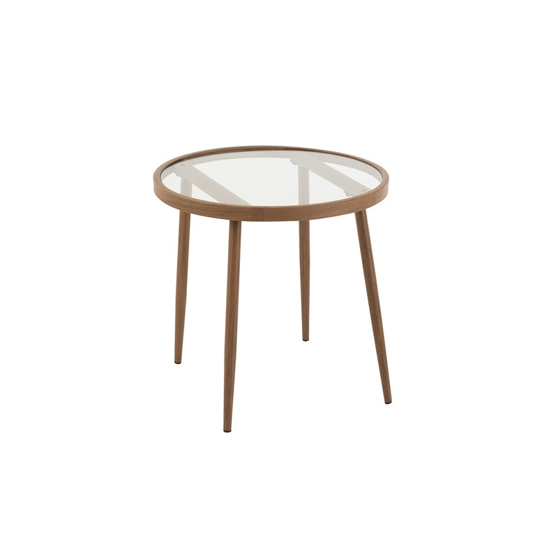 Diivanilaud ZAKHA tumepruun, 50x50xH50 cm