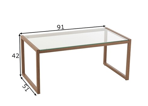 Diivanilaud ZAKHA tumepruun, 91x51xH42 cm