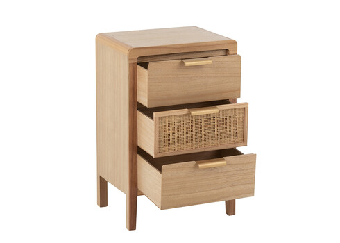 Kummut PURA pruun, 40x30xH63 cm