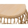Abilaud BASKY helepruun, 90x36xH50 cm