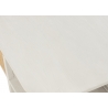 Diivanilaud MOLLY valge / helepruun, 85x85xH36 cm