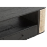 Tv-alus MOLLY must / helepruun, 140x40xH51 cm