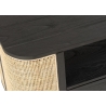 Tv-alus MOLLY must / helepruun, 140x40xH51 cm