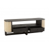 Tv-alus MOLLY must / helepruun, 140x40xH51 cm