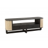 Tv-alus MOLLY must / helepruun, 140x40xH51 cm