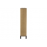 Riiul MOLLY must / helepruun, 100x40xH190 cm