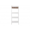 Riiul RUSTIC valge / pruun, 55x38xH140 cm