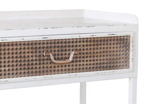 Riiul RUSTIC valge / pruun, 55x38xH140 cm