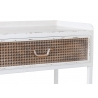 Riiul RUSTIC valge / pruun, 55x38xH140 cm