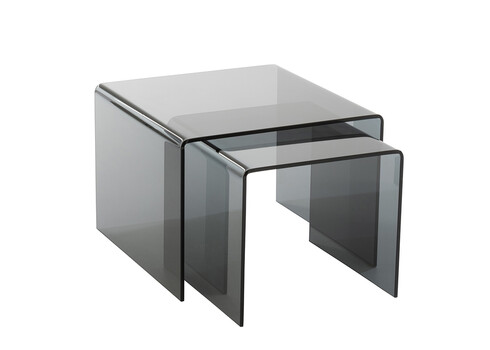 Diivanilaudade komplekt SPIRIT must, 2 tk