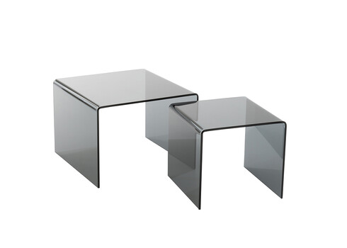 Diivanilaudade komplekt SPIRIT must, 2 tk