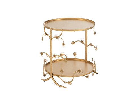 Abilaud FLORA kuldne, 48x48xH49 cm